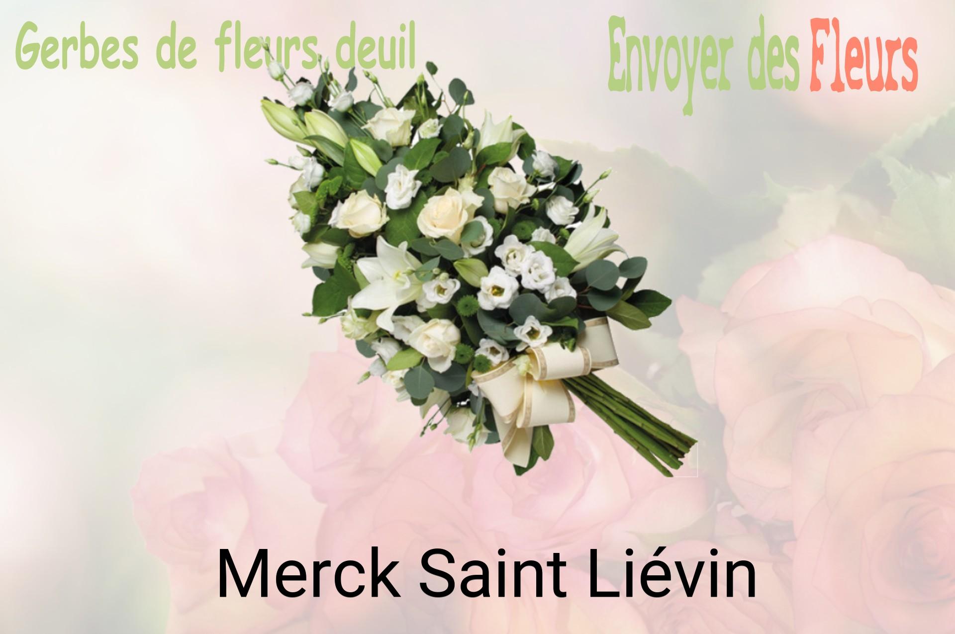 Gerbe de fleurs de deuil livrée à Merck-Saint-Liévin